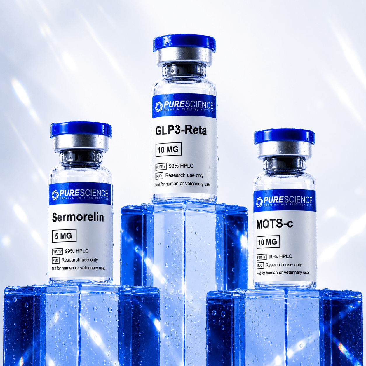 Pure Science research peptide packaging